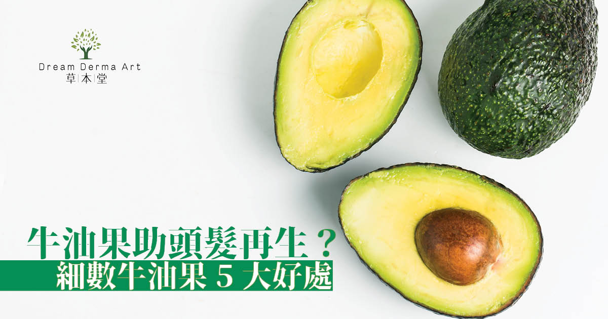 健康食物｜超級食物牛油果有助頭髮再生？ 細數牛油果食用的5大主要好處